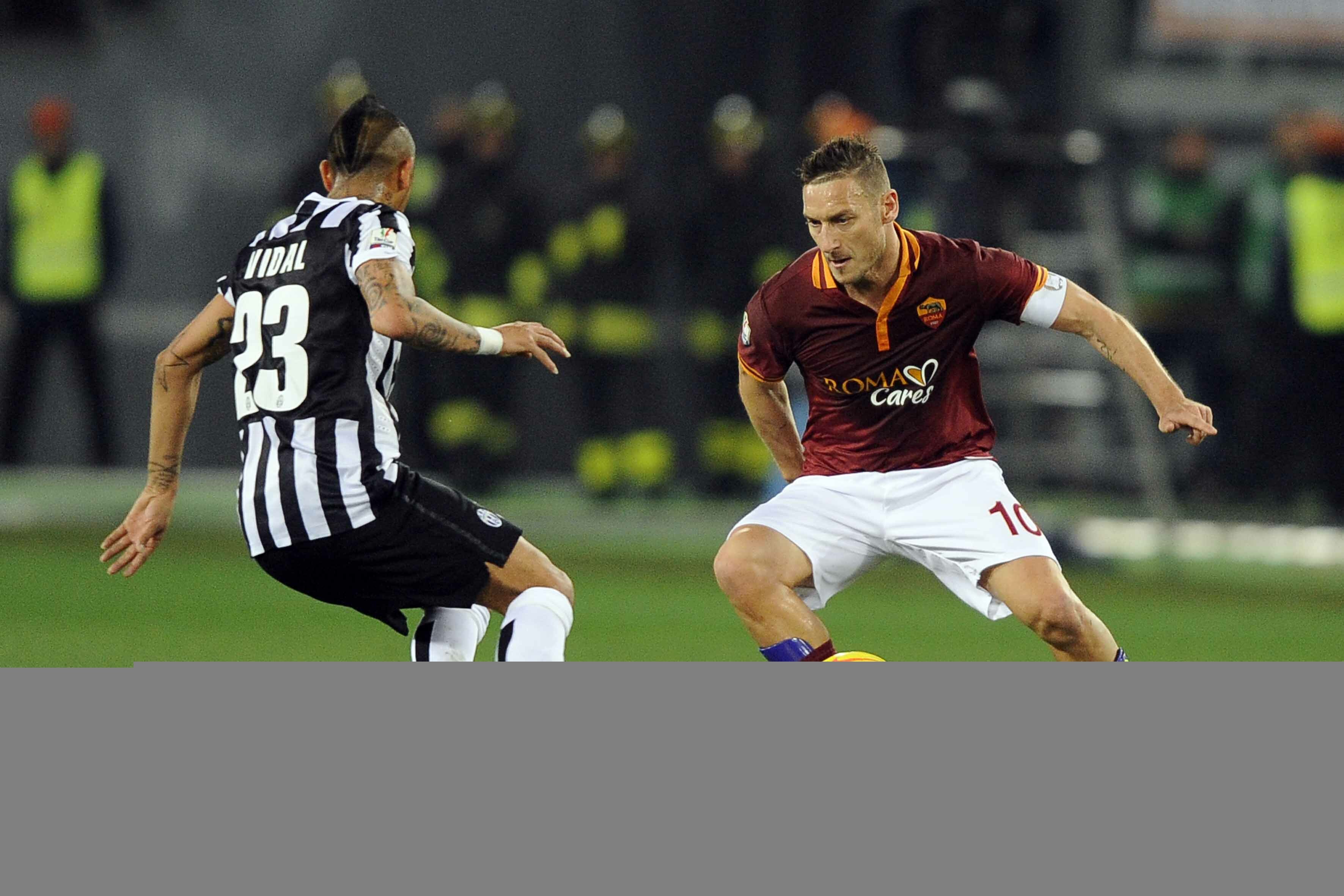Liga Bola Eropa dimana jagoan kelas berat seperti Totti dan Vidal bertarung